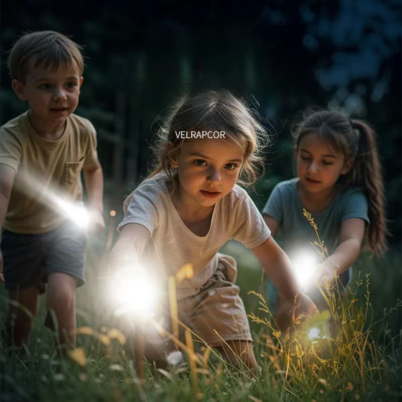 New Xiaomi Outdoor Flashlight Portable Strong Light Variable Focus with Floodlight Side Light Long Range Rechargeable Flashlight