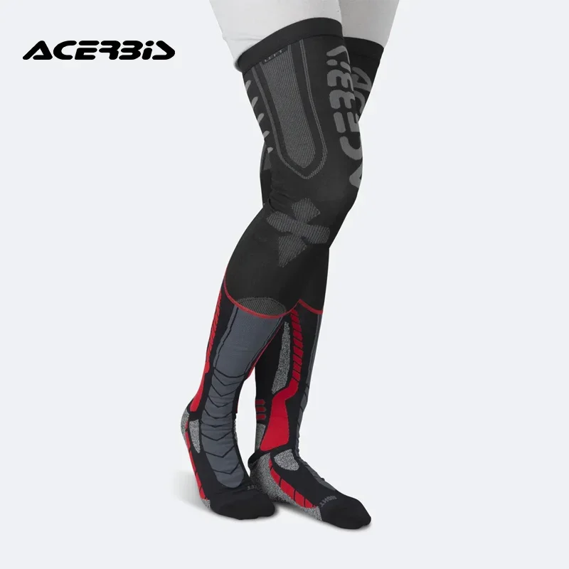 Italian Acerbis Asibis Motocross Boots and Socks Long Sweat-wicking Knee Pads Anti-Wear Socks