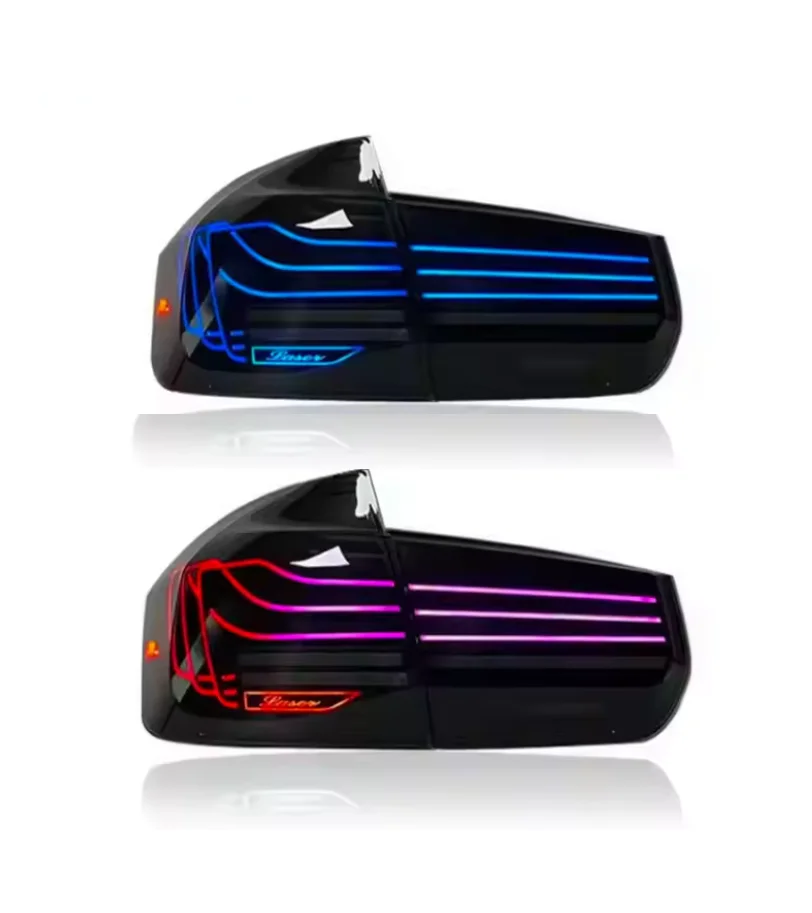 for BMW 3 Series F30 F80 F35 RGB Taillights 13-18 LED Rear Lamp Dynamic Turn Signal Brake Rear Lights PLUG&PLAY