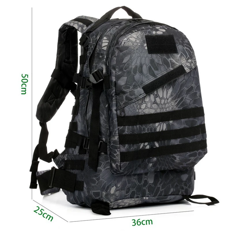 Outdoor Sport Camping Backpack Hiking Trekking School Bag Travel Cycling Walking Large Capacity Rucksack 3D Tactical Backpack