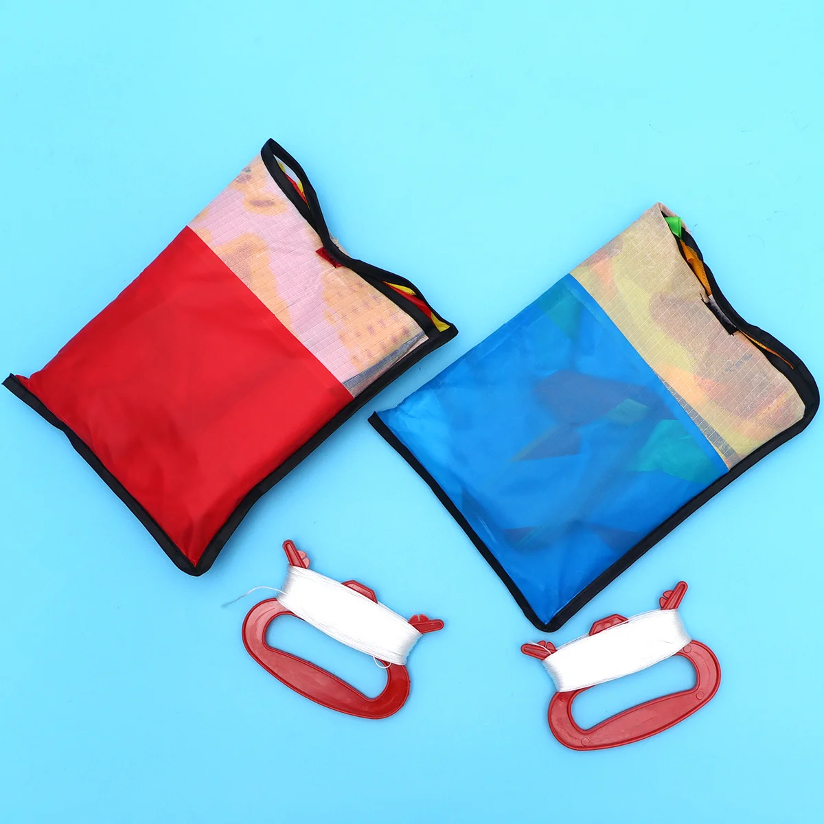 2Pcs Octopus Kite 4m Durable Polyester Windproof Kids Outdoor Flying Kite Animal Design Bright Colors Fits 2-3 Level Wind Comes