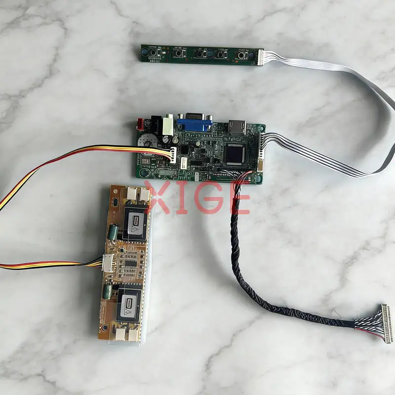

Плата контроллера привода дисплея подходит для LTM170E6 LTM170E8 LTM170E4 LTM170E5 1280*1024 4-CCFL 1280x1024 VGA + HDMI 30-контактный комплект LVDS DIY