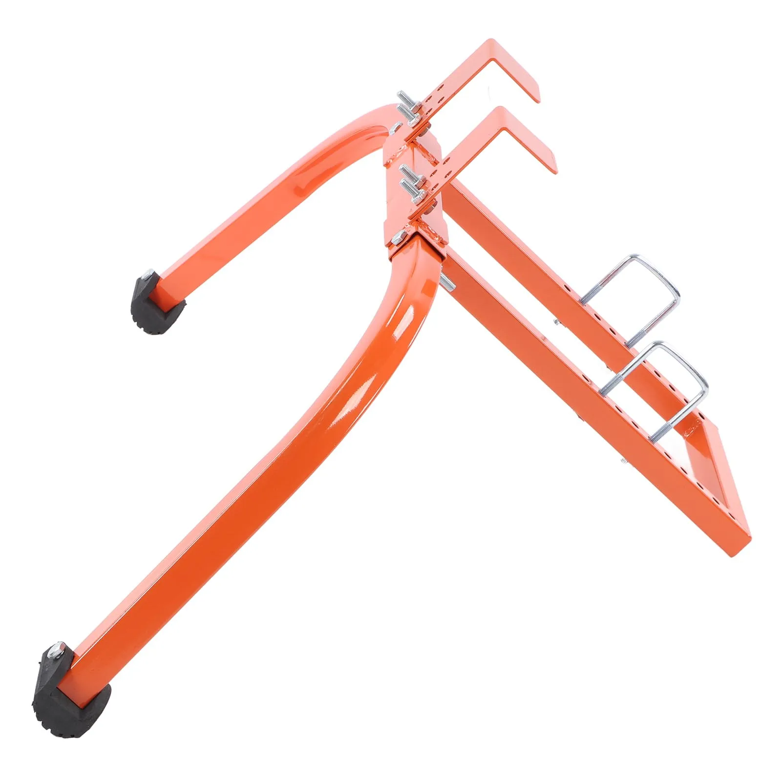 Penstabil Tangga Dinding Oranye, Penstabil Tangga Baja, Pengait Atap Tangga, Penyangga Sayap untuk Memanjat dan Mengecat