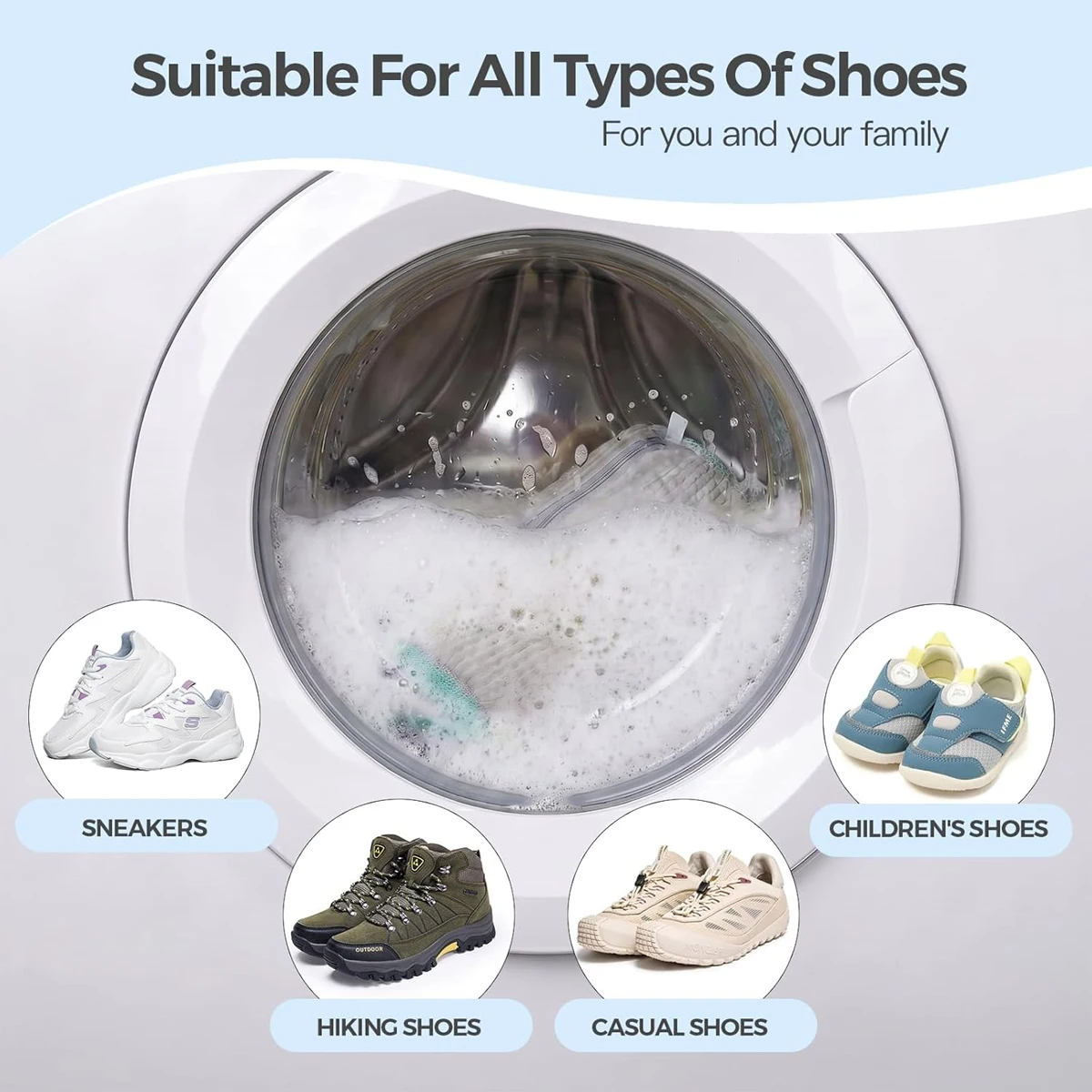 Washing Machine Shoe Protective Bag Laundry for Shoes Sneaker Net Wash Bags the Accessories Sneakers Accessory Cover - view 6