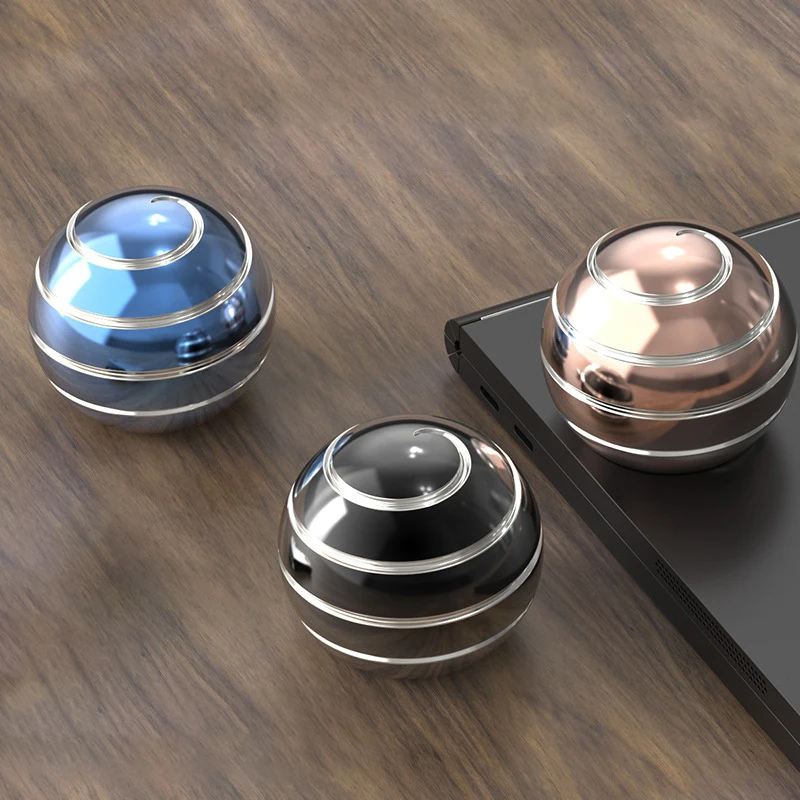 

Desktop Luck Gyroscopes Decompressing Sphere Spinning Tops Office Desk Rotating Fidget Fun Toys Optical Illusion Finger Adults