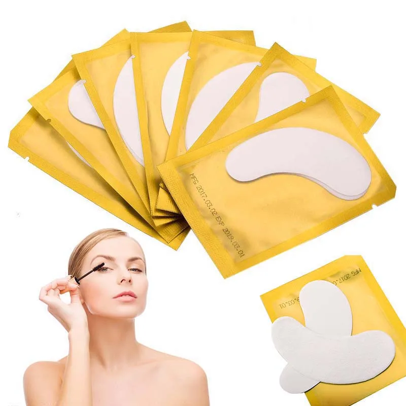 Nieuwe 1 Zak Wimper Pad Gel Patch Enten Wimpers Onder Oogvlekken Voor Wimper Extensie Papier Sticker Wraps Make-Up Tools