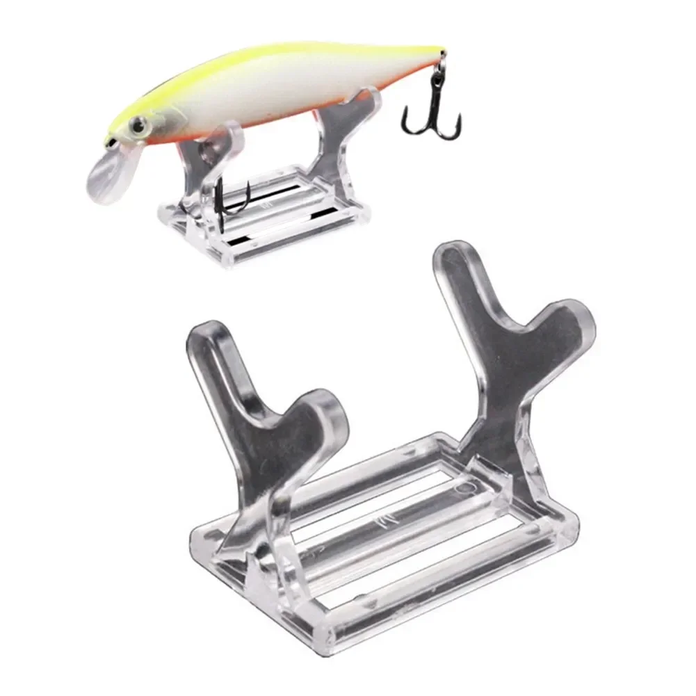 

POTEA High Quality Fishing Lure Showing Stand Acrylic Shelf Lure Bait Display For Fishing Store Plastic Transparent Fishing Tac