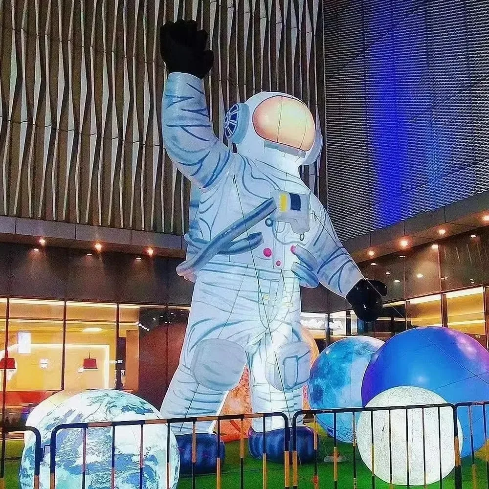 

Inflatable astronauts outdoor entertainment mall decoration for astronauts, inflatable space man party decoration aerospace