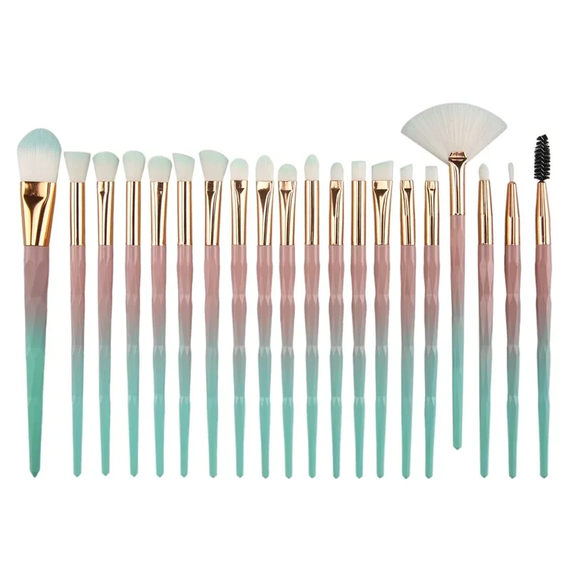 

20Pcs/Set Makeup Brushes Powder Make up Brushes Eyebrow Eyes Shadow Eye Part Lip Blusher Cosmetic Makeup Brush Set