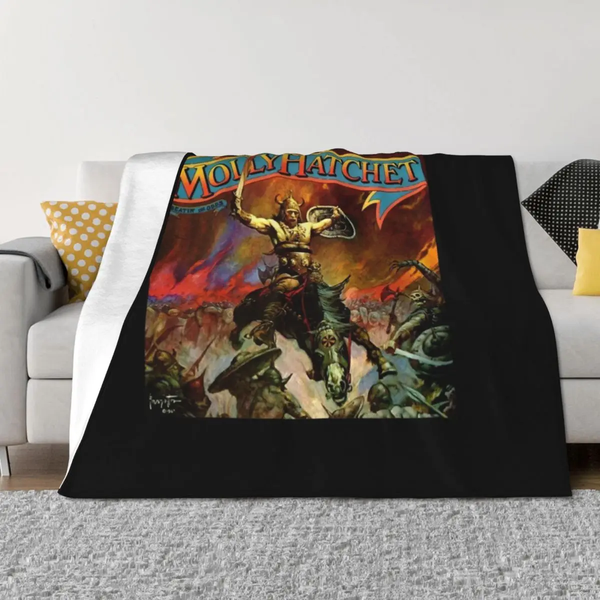 

Molly Hatchet Throw Blanket Large Decorative Throw Travel Luxury Thicken Blankets