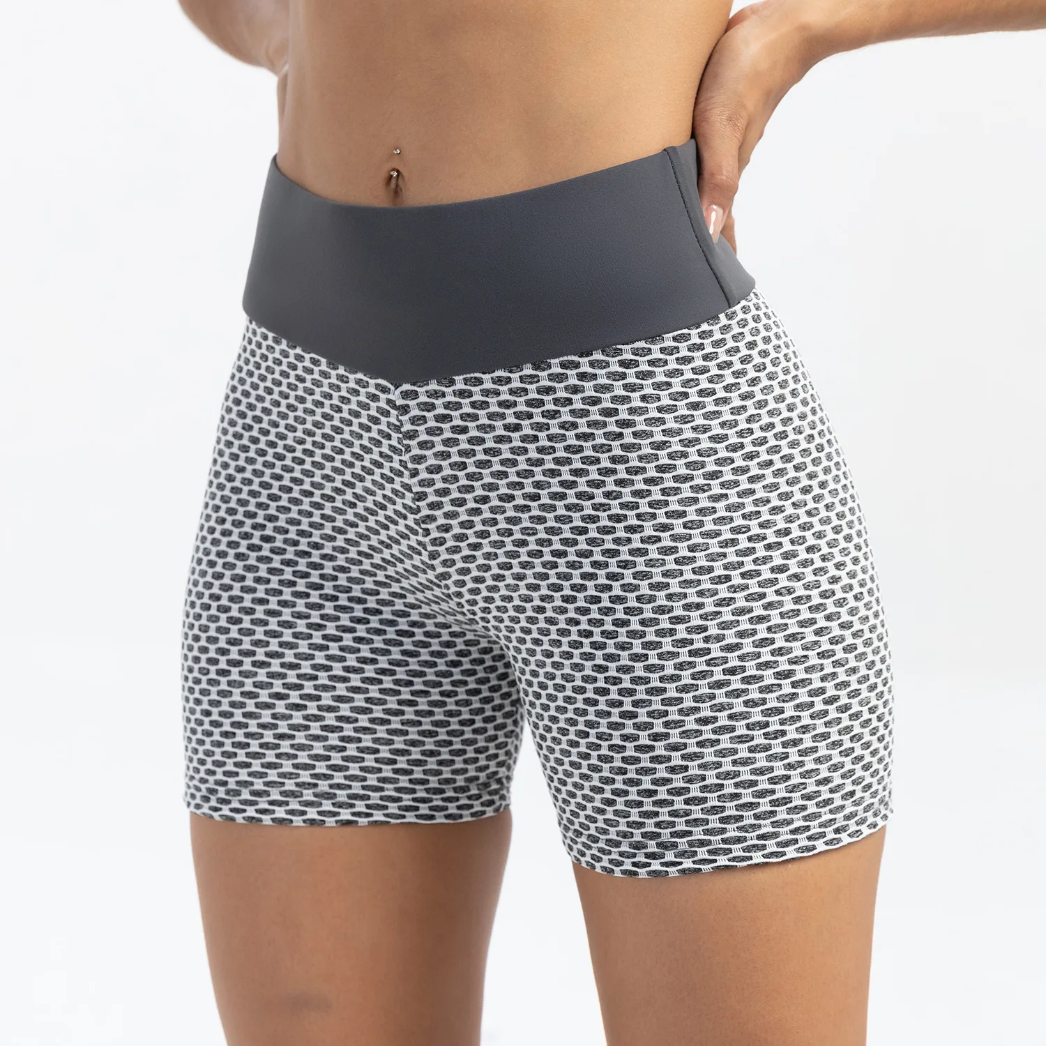 Shorts de sport taille haute pour femmes, vêtements de yoga, pantalons de course push-up, séchage rapide, fitness, sans couture, lifting des hanches, assiste, sportifs