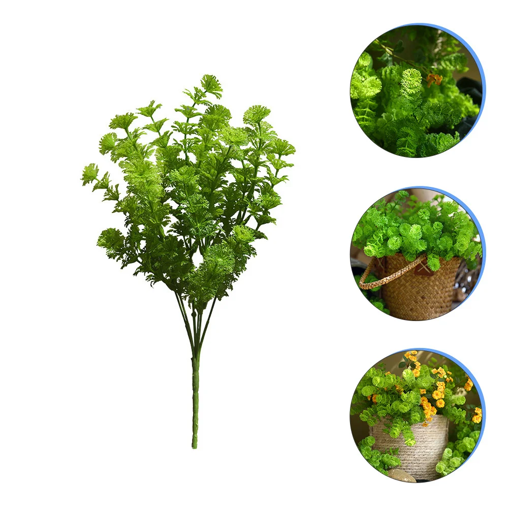 

4Pcs Artificial Green Plants Realistic Fake Plants Home Decor Flower Arrangement Decoration for Bedroom Living Room Outdoors