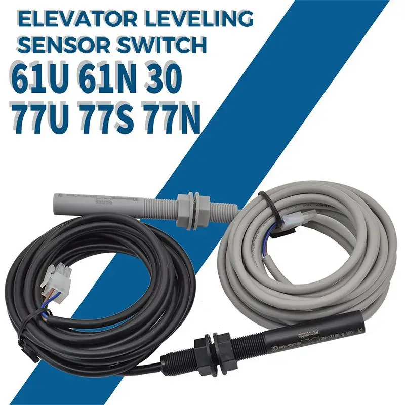 1Pcs 77N 77U 77S 61U 61N Normally Closed Elevator Leveling Sensors Smoke-Rod Proximity Deceleration Magnetic Switch For KONE