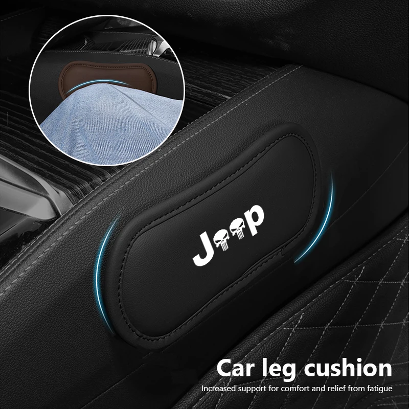 

Автомобильные наколенники, подушки, кожаные накладки, аксессуары для Jeep Renegade Wagoneer Avenger Recon Wrangler JK Gladiator Compass Grand