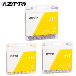 ZTTO MTB Road Bike 11 Speed Chain Current 11v Bicycle Missing Link 11S Power Lock High Quality 116 Links For K7 System