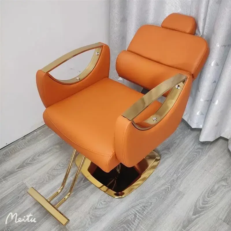 

Cosmetic Chair Salon Barber Man Hairdressing Shop Hydraulic Pink Professional Makeup Beauty Washing Armchairs Cadeira Chairs Spa