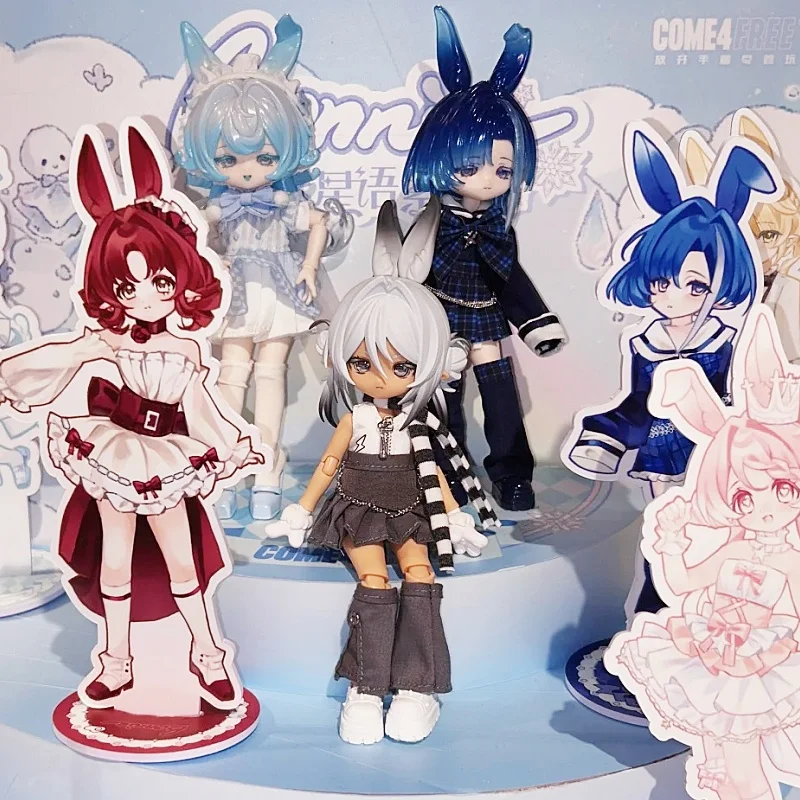 

В наличии Action Come4free Бонни Метеорологическая серия Star Language 1/12 Bjd слепая коробка Kawaii кролик настольная фигурка игрушки подарок