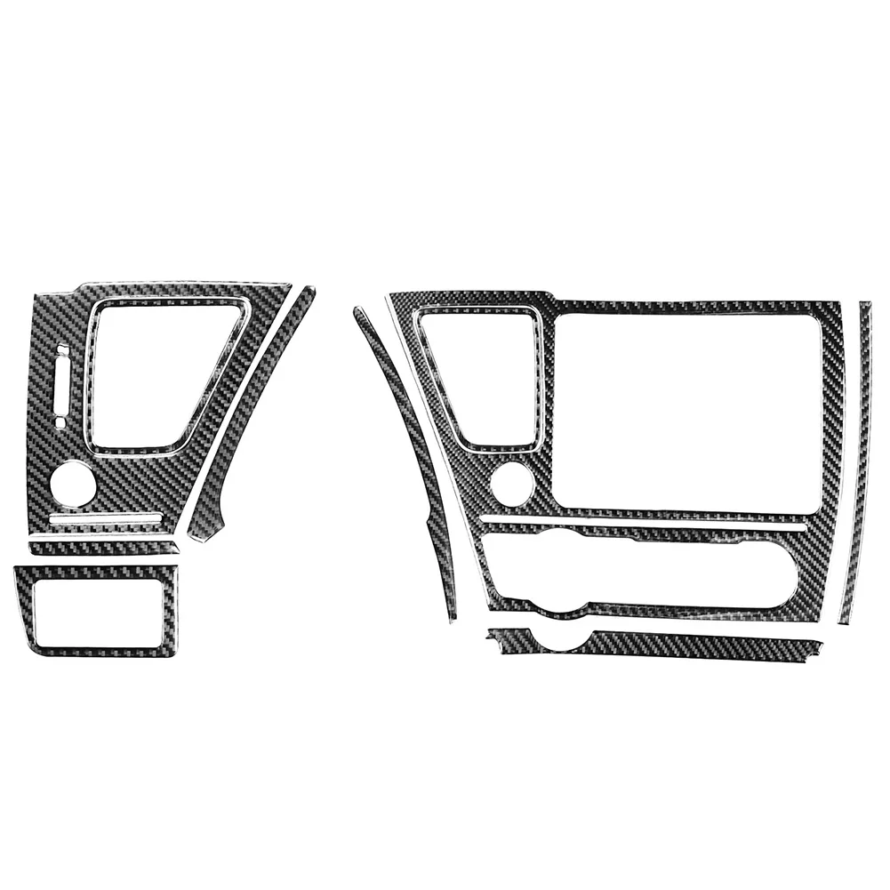 

Modernize Your For Honda Civic 9th 13 15 with Carbon Fiber Center Console Decals Quick Installation Stylish Decor