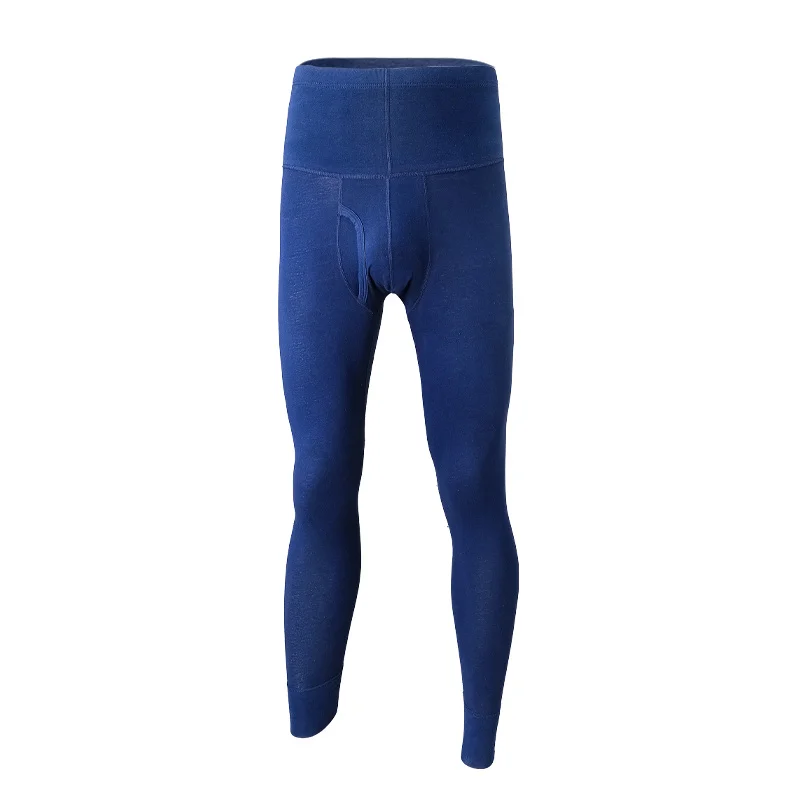 

Men's Pure Cotton Thermal Pants, Thin Base Layer, Warm Pants, Tight-Fitting Underpants, High-Waisted Pants, Autumn and Winter Waist-Protecting Long Pants