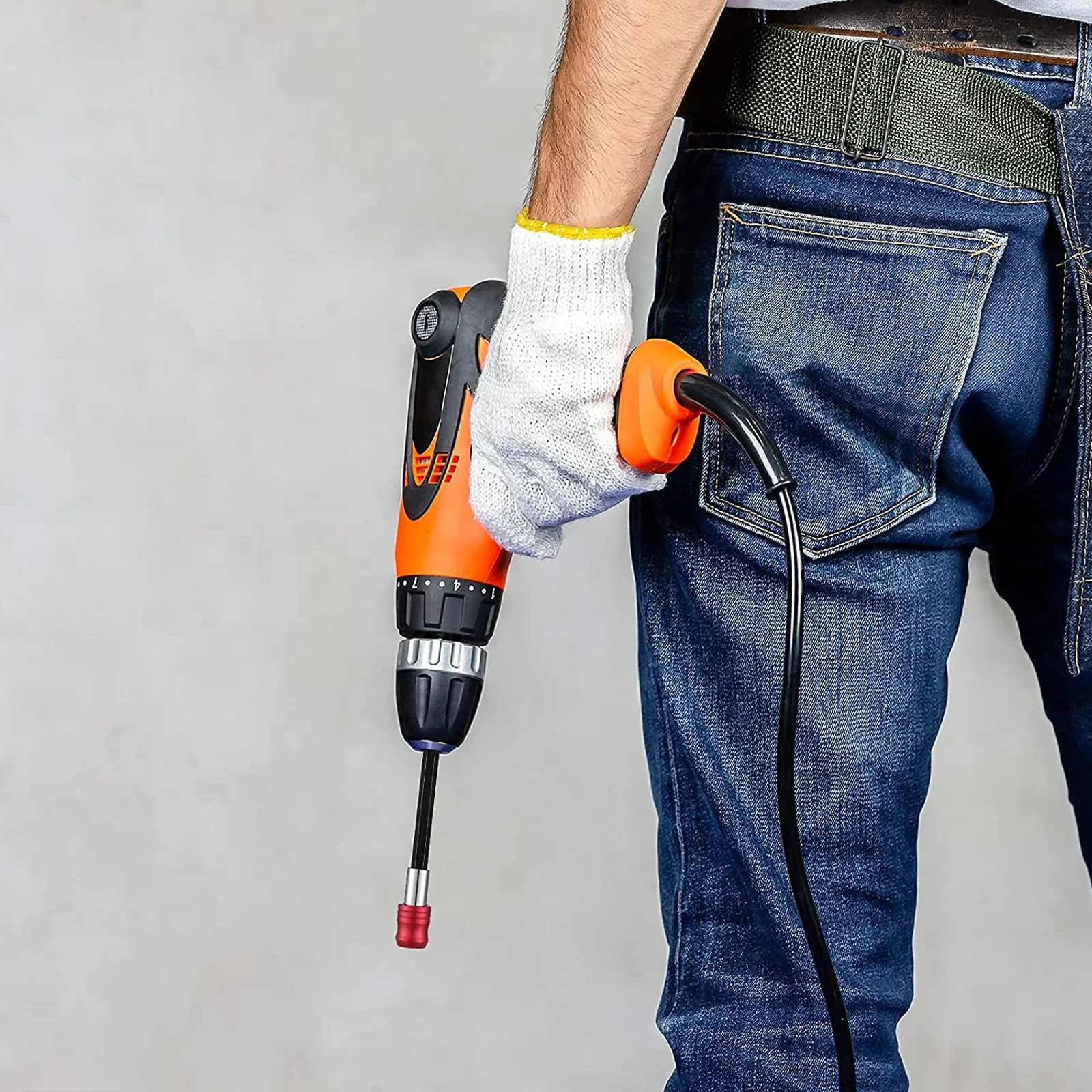 

1Set Stainless Steel Drill Bit Extension Heavy Duty Magnetic Screwdriver Bit Holder for DIY Repair and Maintenance