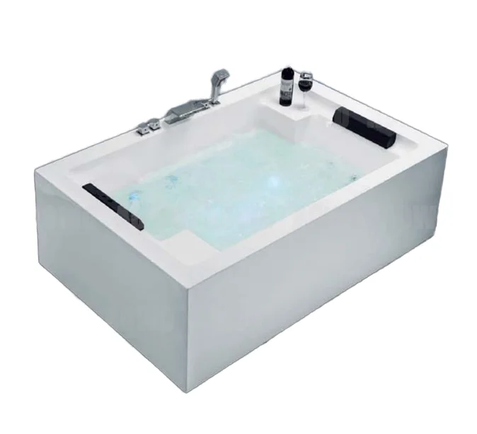 New Style Professional Constant Temperature Durable Bathroom Multifunctional Whirlpool Spa Waterfall Acrylic Massage Bathtub