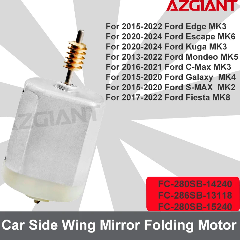 

Car Power Folding Mirrors Motor FC-280SB For Ford Edge/Kuga/C-Max MK3 Escape MK6 Mondeo MK5 Galaxy MK4 S-MAX MK2 Fiesta MK8 12V
