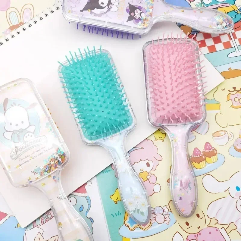 Sanrio Cinnamoroll Luchtkussen Kam Schattige Cartoon Kuromi Vrouwen Krullend Haar Anti Knopen Beauty Kam Meisje & Kind Vakantie Geschenken