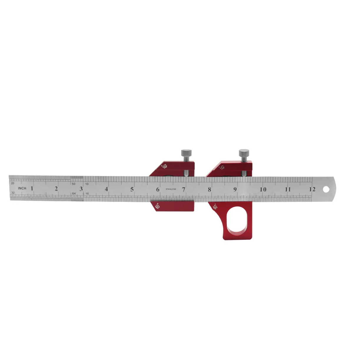 Einstellbare Stahl Lineal Positionierung Block Kombination Quadratischen Winkel Markierung Gauge Linie Glasritzrades Lineal Feste Position Mess Werkzeug – Detail 14