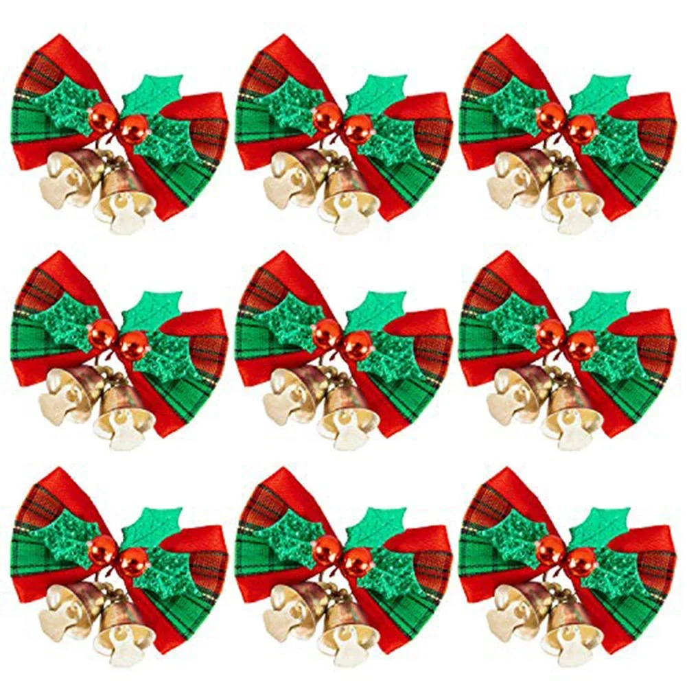 Christmas Decorations Christmas Tree Bows Christmas Decor Delicate Design High-quality Polyester For New Year Parties