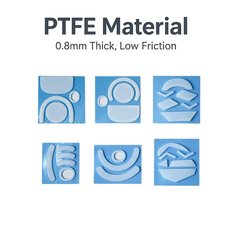 Ice White PTFE Mouse Feet Skates for GPW 1 2 3 4 G Pro X Superlight Gaming Mouse, Ultra Thin Smooth Replacement Feet