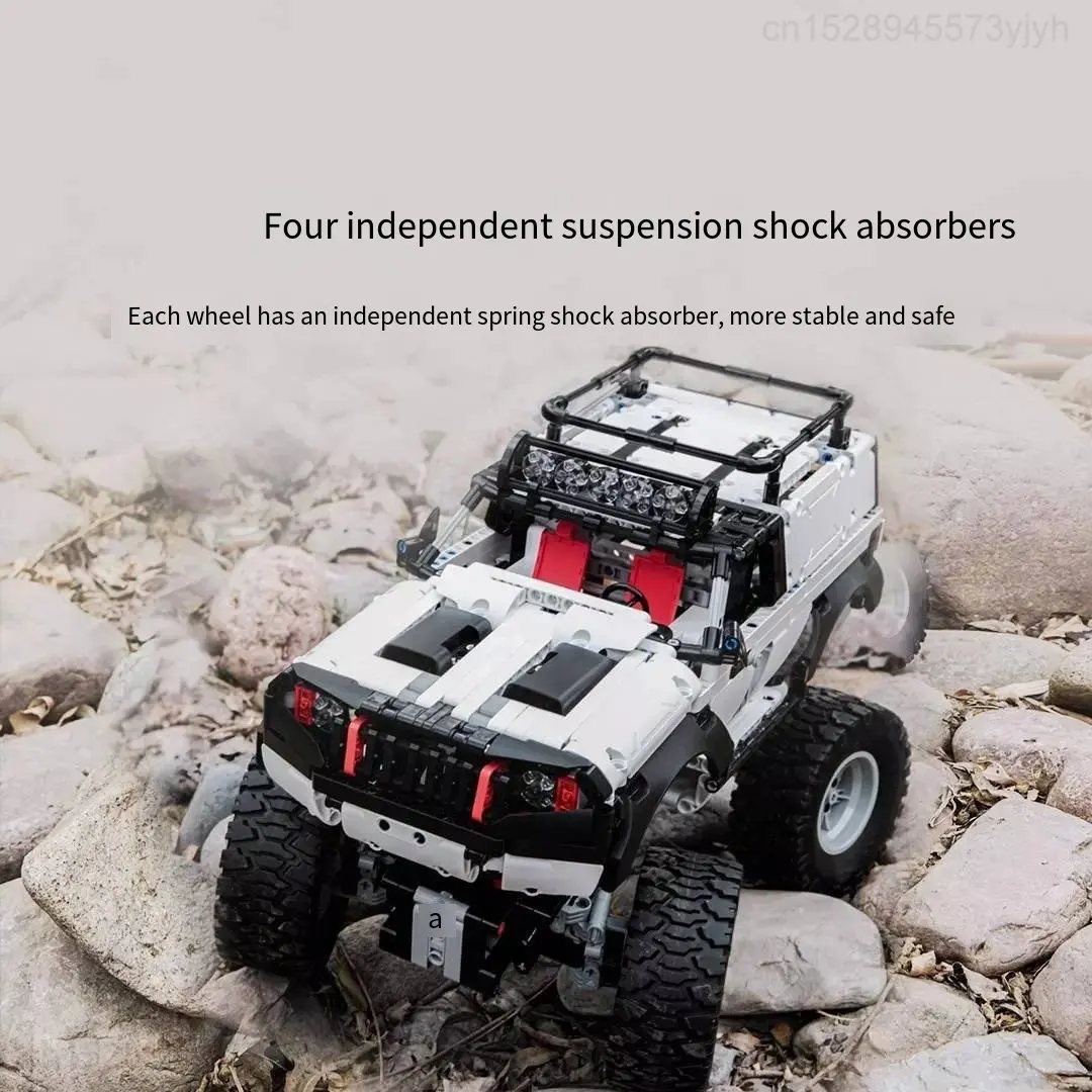 Youpin ONEBOT Интеллектуальный вездеходный четырехколесный привод джип автомобиль сборные блоки для мальчиков высокоскоростной сброс версия