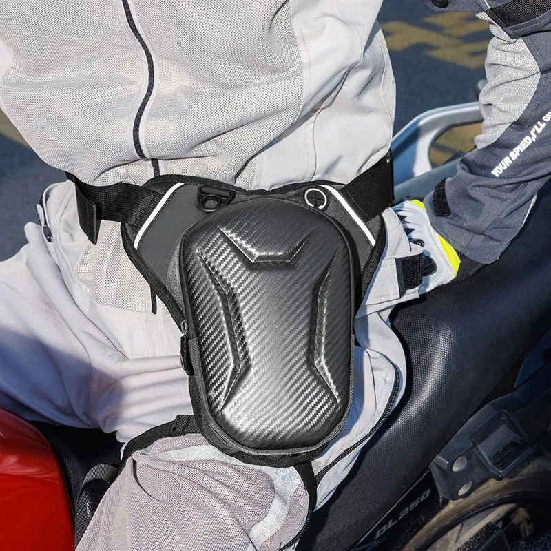 Motorcycle Leg Bag Outdoor Sports Solid Hard Shell Chest Casual Cycling Waist Packs
