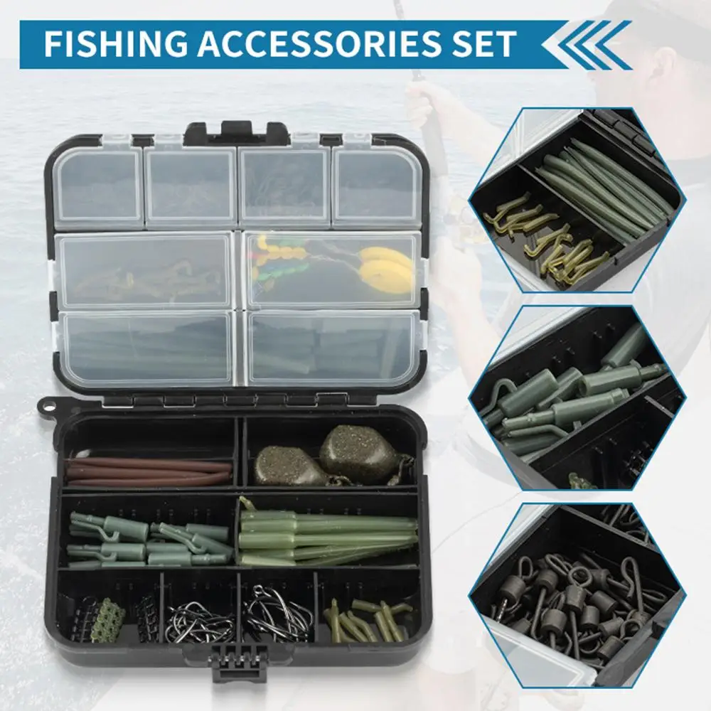 Lead Head Lure Storage Box Fishing Accessories Box Fishing Parts Hook Storage Box Multi-functional Fishing Gear Accessories