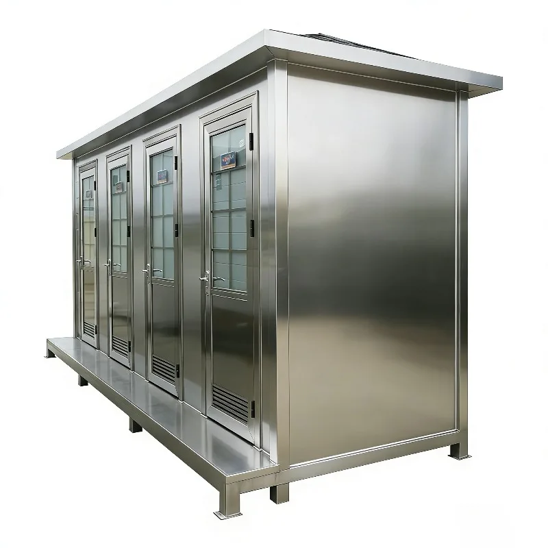 Modern Eco-Friendly Mobile Public Portable Toilets Shower and Toilet Cabin Stainless Steel