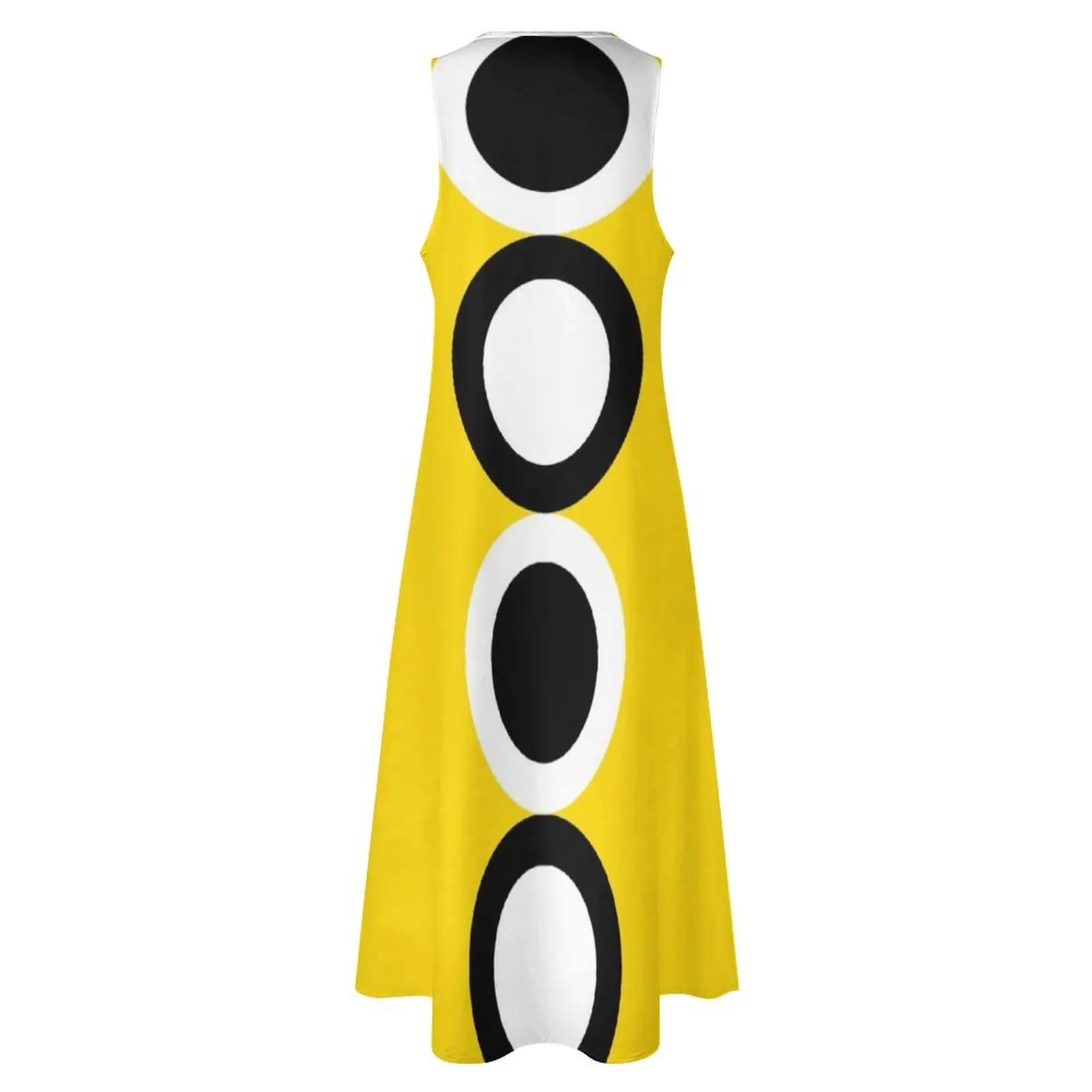 60s Yellow Retro Mod Circle Long Dress evening dress ladies prom dresses luxury evening dresses for women 2025 Dress