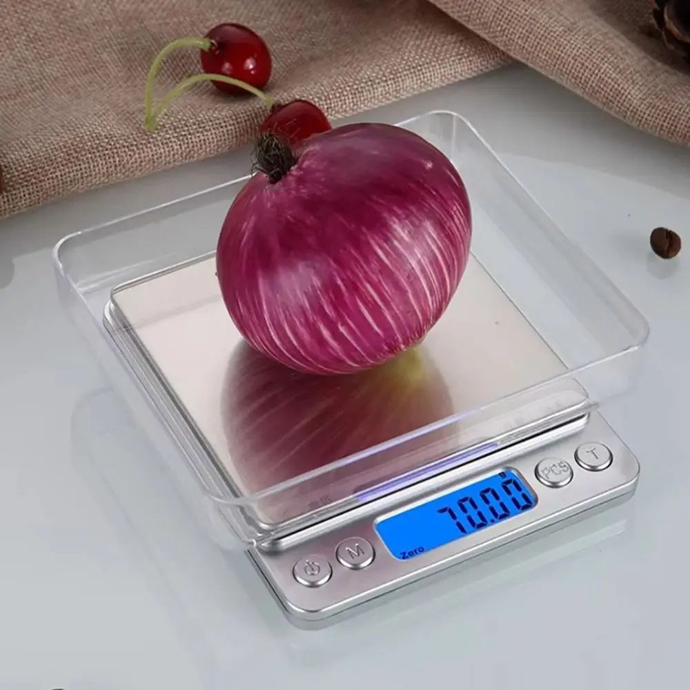

1Pcs 3000g/0.1g Kitchen Digital Scale Gram/Oz with Back-Lit Small Jewelry Scale Digital Weight LCD Display/Tare
