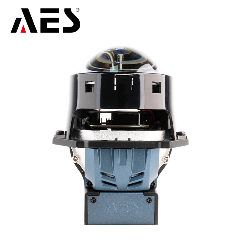 2025 TIR Prism AS010 قصيرة الحجم BiLED المصباح 2 قطعة عدسة العارض مروحة كبيرة عدسة زرقاء لجميع ترقية الإضاءة السيارات #3