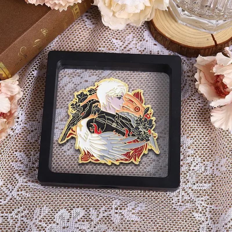 

Game Anime Love and Deepspace Sylus Special-shaped Brooch Lapel Metal Badge Fashion Decoration Cosplay Jewelry Pendant Gift