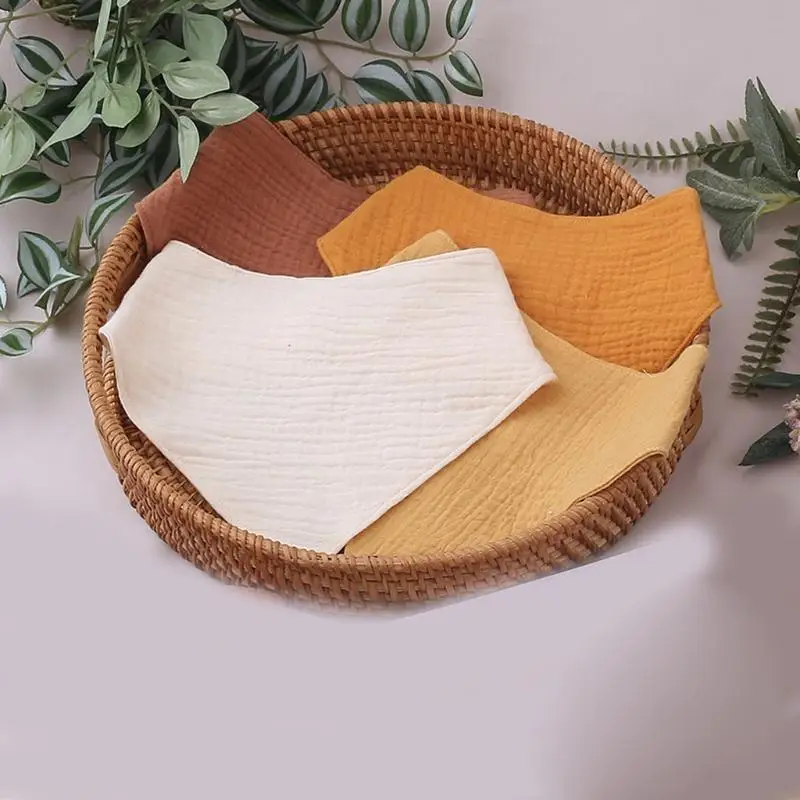 

Кормление нагрудника мягкие чистые хлопковые бандана муслин абсорбирующее слюно