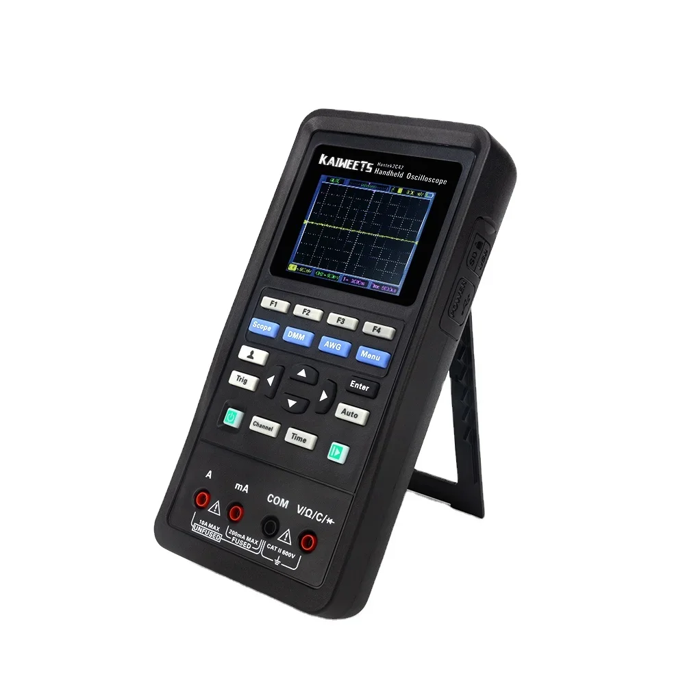 Digital Storage Oscilloscpe Multimeter Auto True RMS Tranistor Probe Multimetro Waveform Oscilloscope