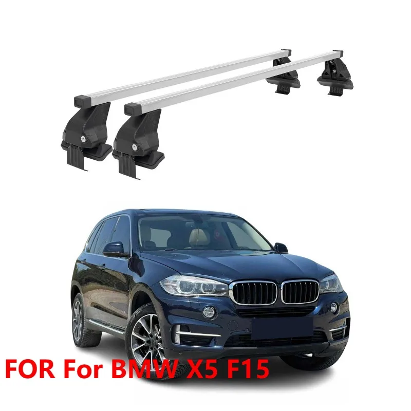 

Для BMW X5 F15 2014-2018, прочные стальные поперечины багажника на крышу матово-серого цвета для багажника
