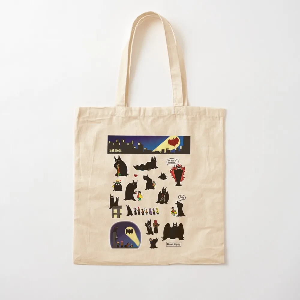حقيبة يد من Batfam Batblobs، حقيبة كتف من القماش، حقيبة يد للسيدات، حقيبة تسوق للرجال #2