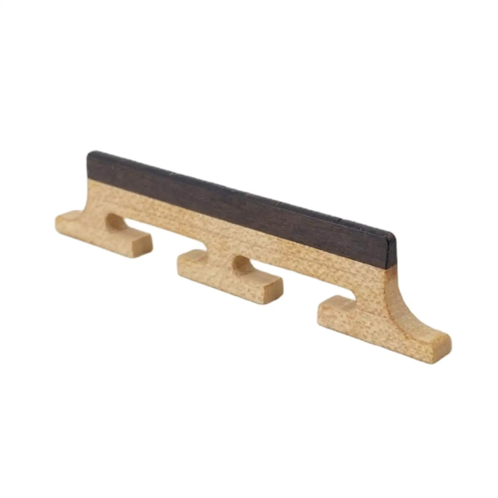 

Enhanced Sound Wooden Banjo Bridge 5 String Instrument Part Replacement for Beginner Banjo Players