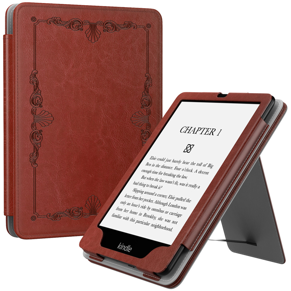  MOKO Case for 7"/6.8"Kindle Paperwhite (12th/11th Gen-2024/2021) and Kindle Colorsoft Signature Edition,Slim PU Shell Cover Case 