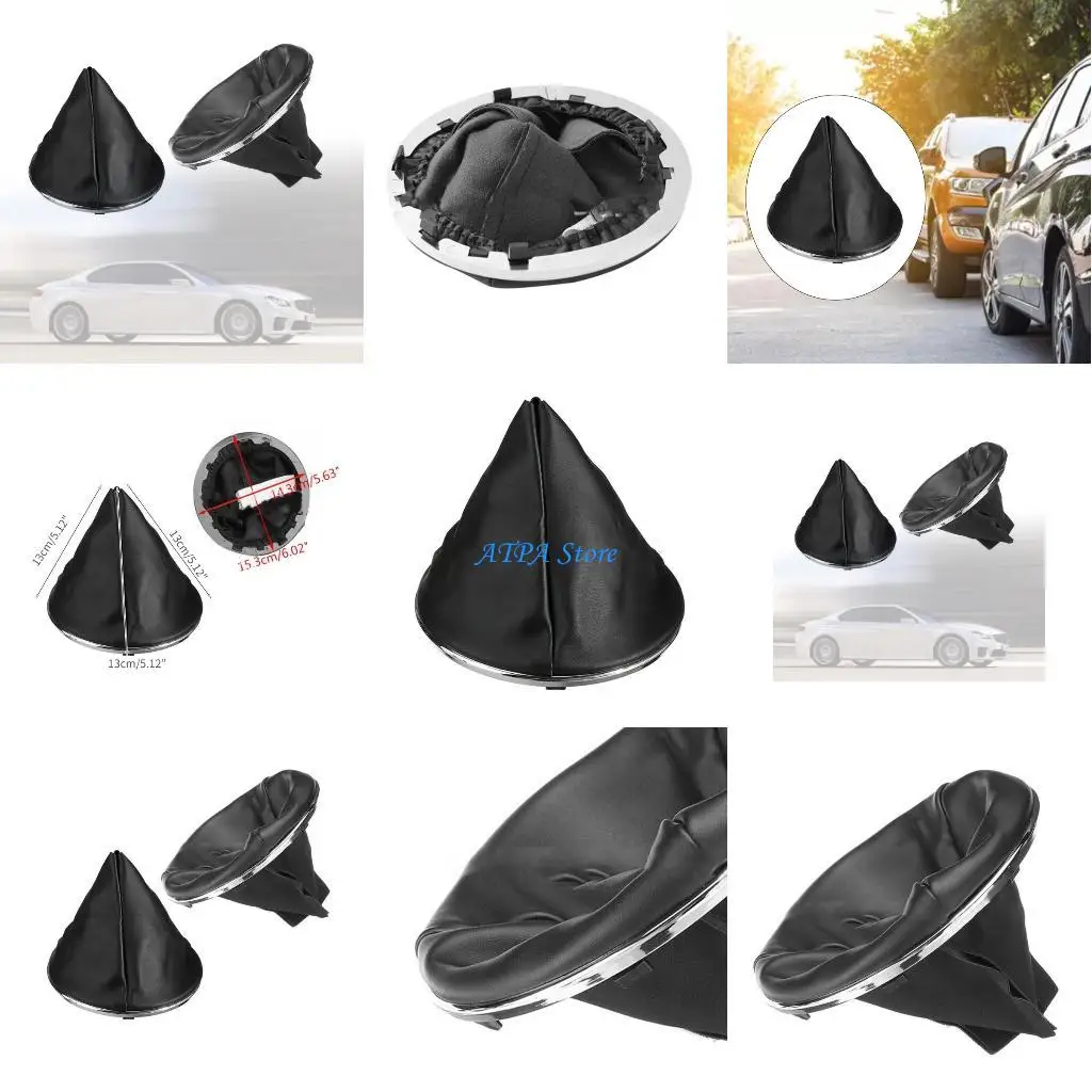 

U13C Suitable For Chrome-Frame Bezel Shift Lever Headset Gear Shift Knob Boot Cover 50295325 50295075 Car Decoration