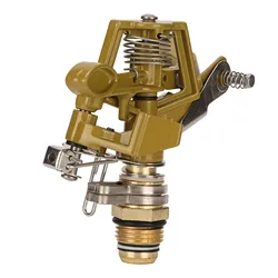 Sprinkler  Zinc Alloy 360 Degree Automatic Rotation  Sprinkler  High Accuracy for Lawn Patio Garden Irrigation