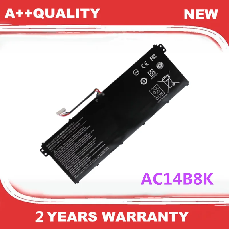 AC14B8K 4ICP5/57/80 Laptop Battery For ACER Aspire V3-111 V3-111P V5-122 V5-122P V5-132 V5-132P E5-771 E5-771G Series