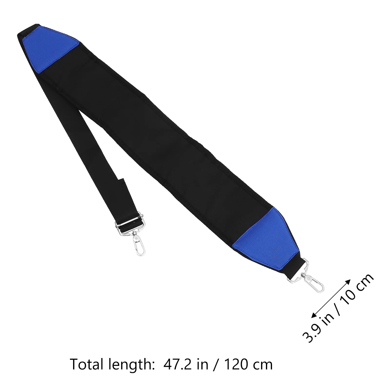 Wide Padded Shoulder Strap for Golf Bag Replacement Strong Nylon Swivel Buckle Design for Suitcases Wheelbarrows Luggage