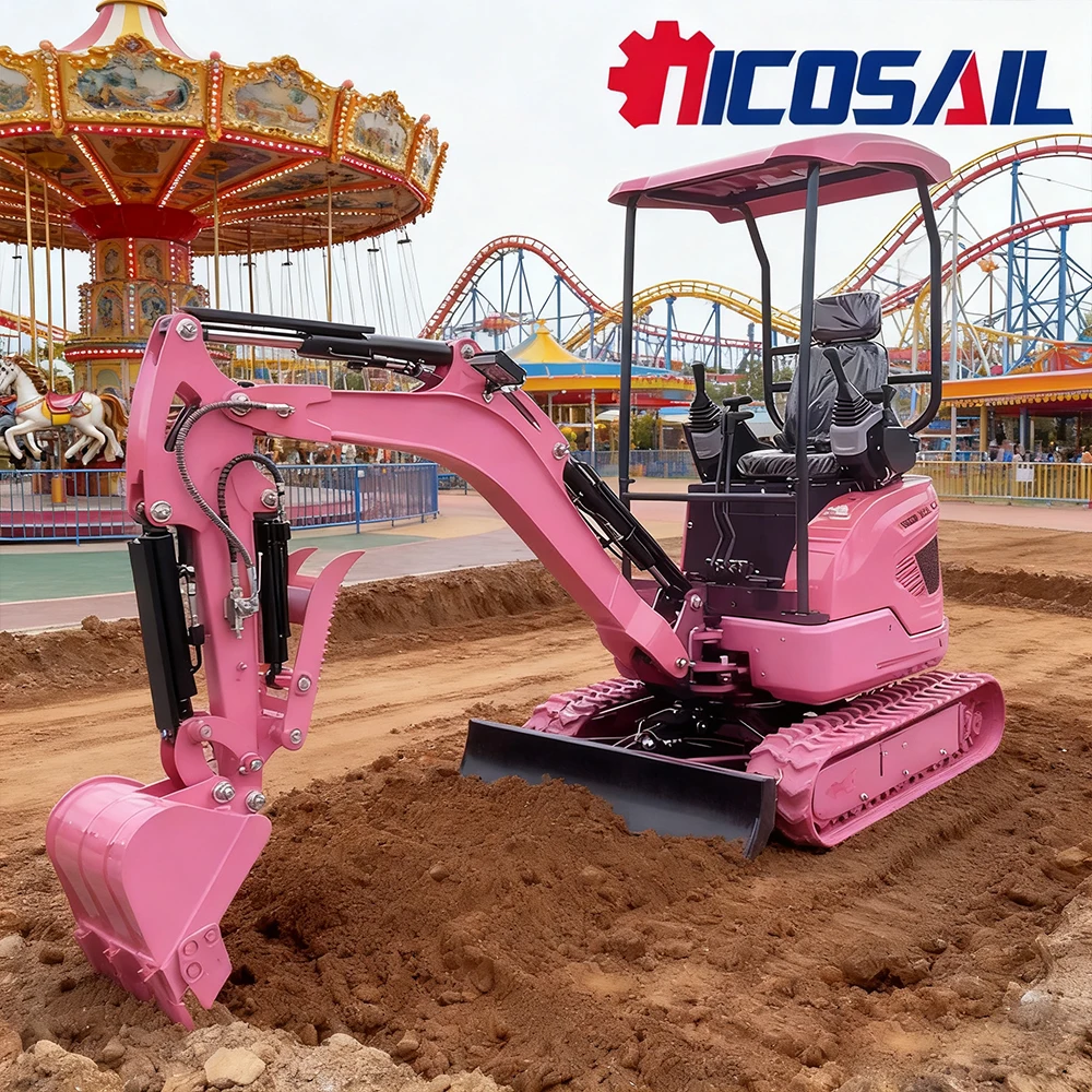 Nouvelle mini pelle hydraulique sur chenilles de 1,8 tonnes, conception compacte, prix du moteur, garantie 1 an bon marché, mini-pelle