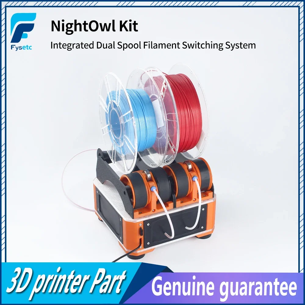 

Комплект FYSETC NightOwl, встроенная система переключателя двойной катушки накаливания, комплект многоцветной системы, детали 3D-принтера для Voron Vzbot